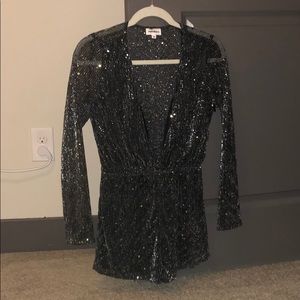 Revolve super down romper